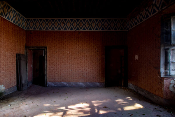 castelletto salone con affreschi